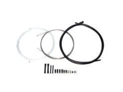 Sram - Växelkabelsats - 2 St - Väg / MTB - Rostfri Ståltråd / Svart Kabel