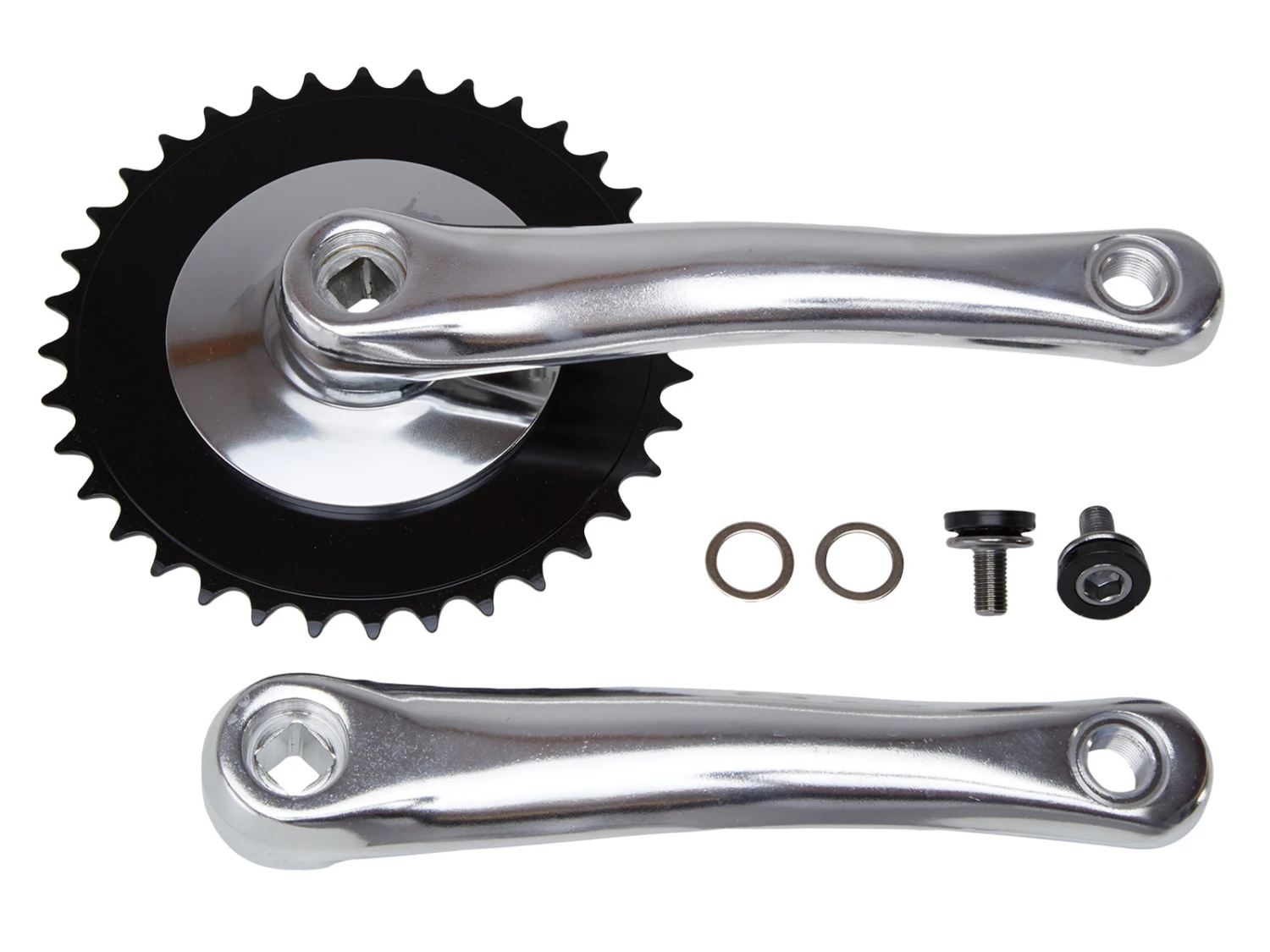 Diverse Vevparti - 36 T - 170mm - Silver / Svart 3 Diverse Vevparti - 36 T - 170mm - Silver / Svart