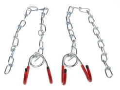 Diverse Upphängningskrokar Med Kedja - 2 St