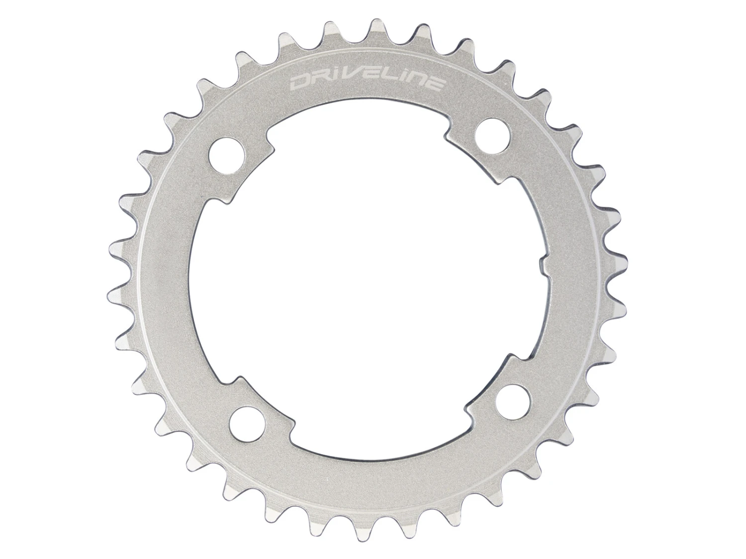 Drev - 34 T - ø104mm - 4 Hål - Silver 3 Drev - 34 T - ø104mm - 4 Hål - Silver