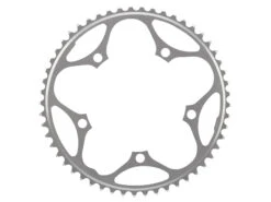 Stronglight Drev - 53T - Ø130 - 5 Hål - 9/10 Växlar - Dural Aluminium - Silver