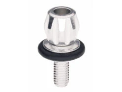 Point Justeringsskruv För Bromsvajer 6 Mm Gänga - 18mm Lång - Aluminium