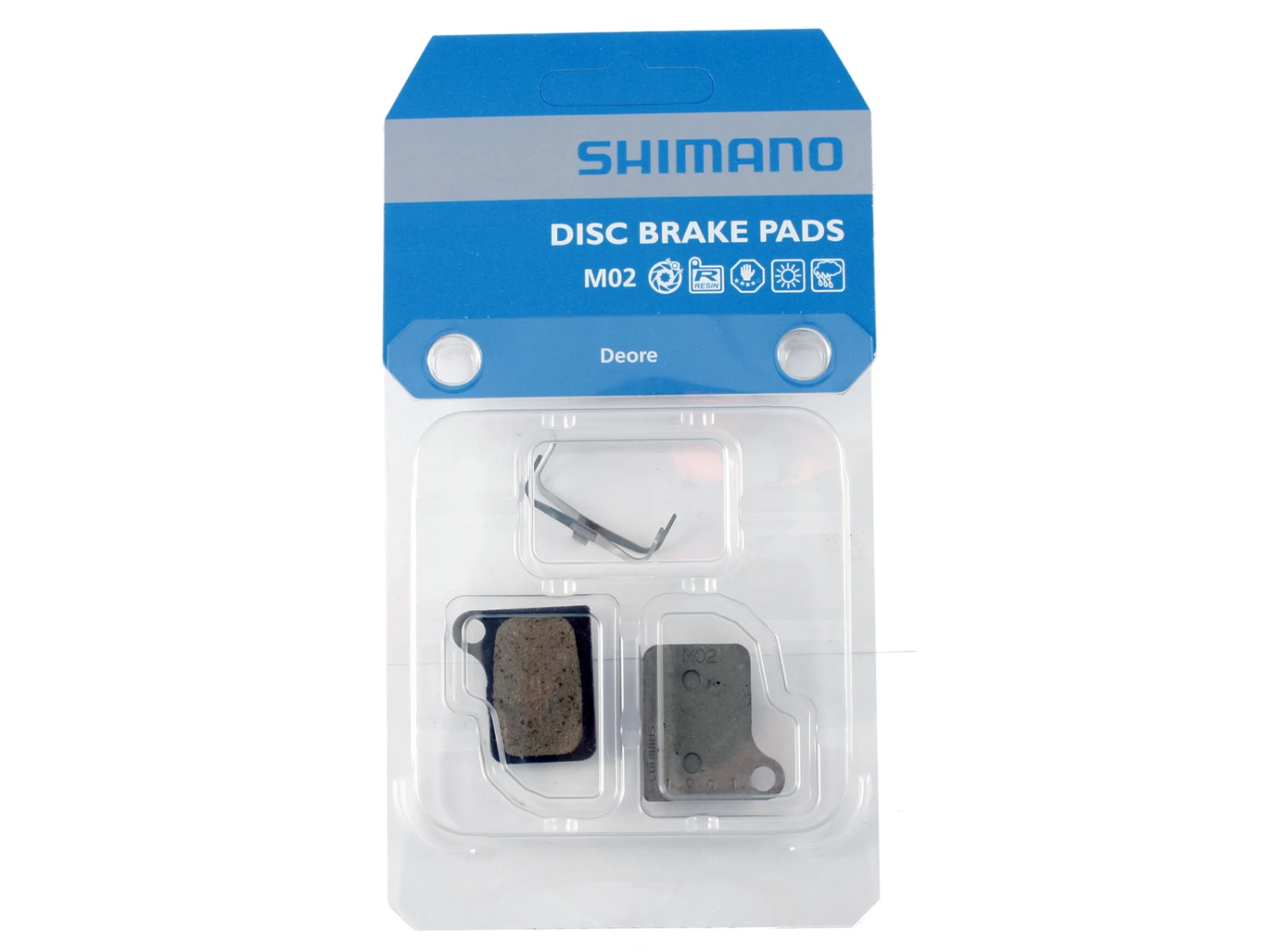 Shimano Deore M555 - Bromskloss Till Disk - Resin M02 3 Shimano Deore M555 - Bromskloss Till Disk - Resin M02