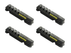 Swissstop Flash EVO - Bromsgummi För Shimano, Sram - 4 St - Kolfelgar