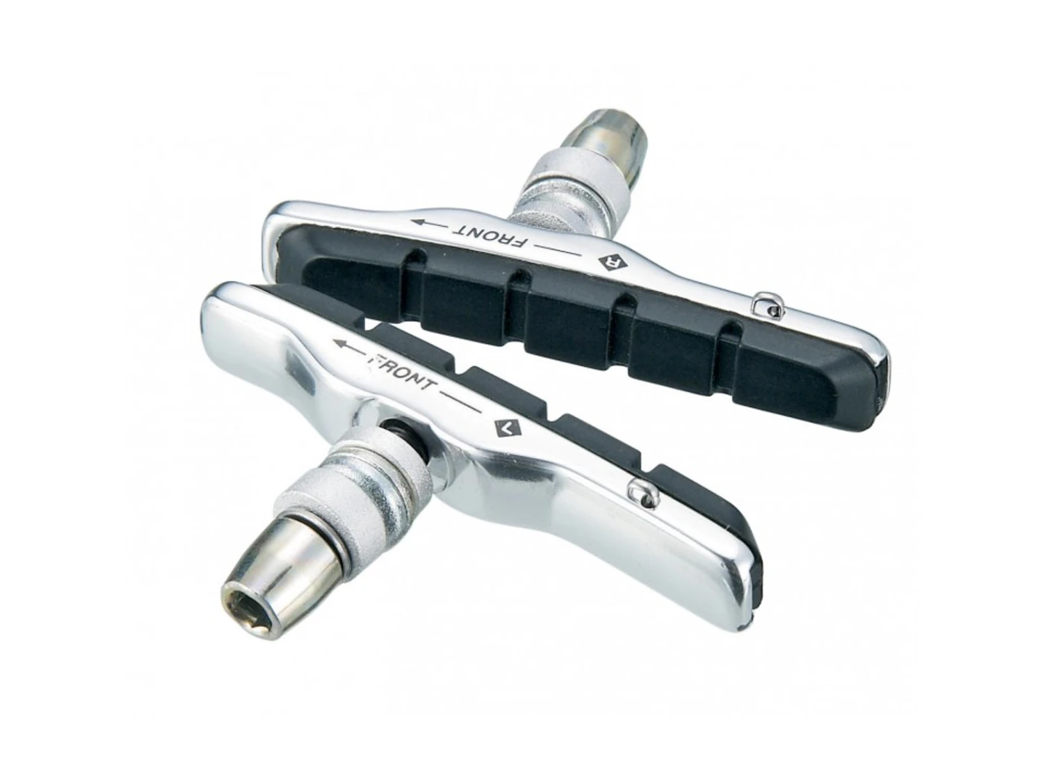 Bike Attitude - Bromsklossar - MTB - V-broms - 72 Mm Med Utbytbar Gummi 3 Bike Attitude - Bromsklossar - MTB - V-broms - 72 Mm Med Utbytbar Gummi