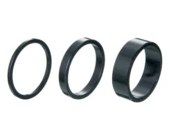 Diverse Spacer - Alu - Profil - 1 1/8" - Svart