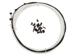 OnGear - Premium Kevlar / Teflon Bromskabel - 5mm - Vit - Set För Fram Och Bak