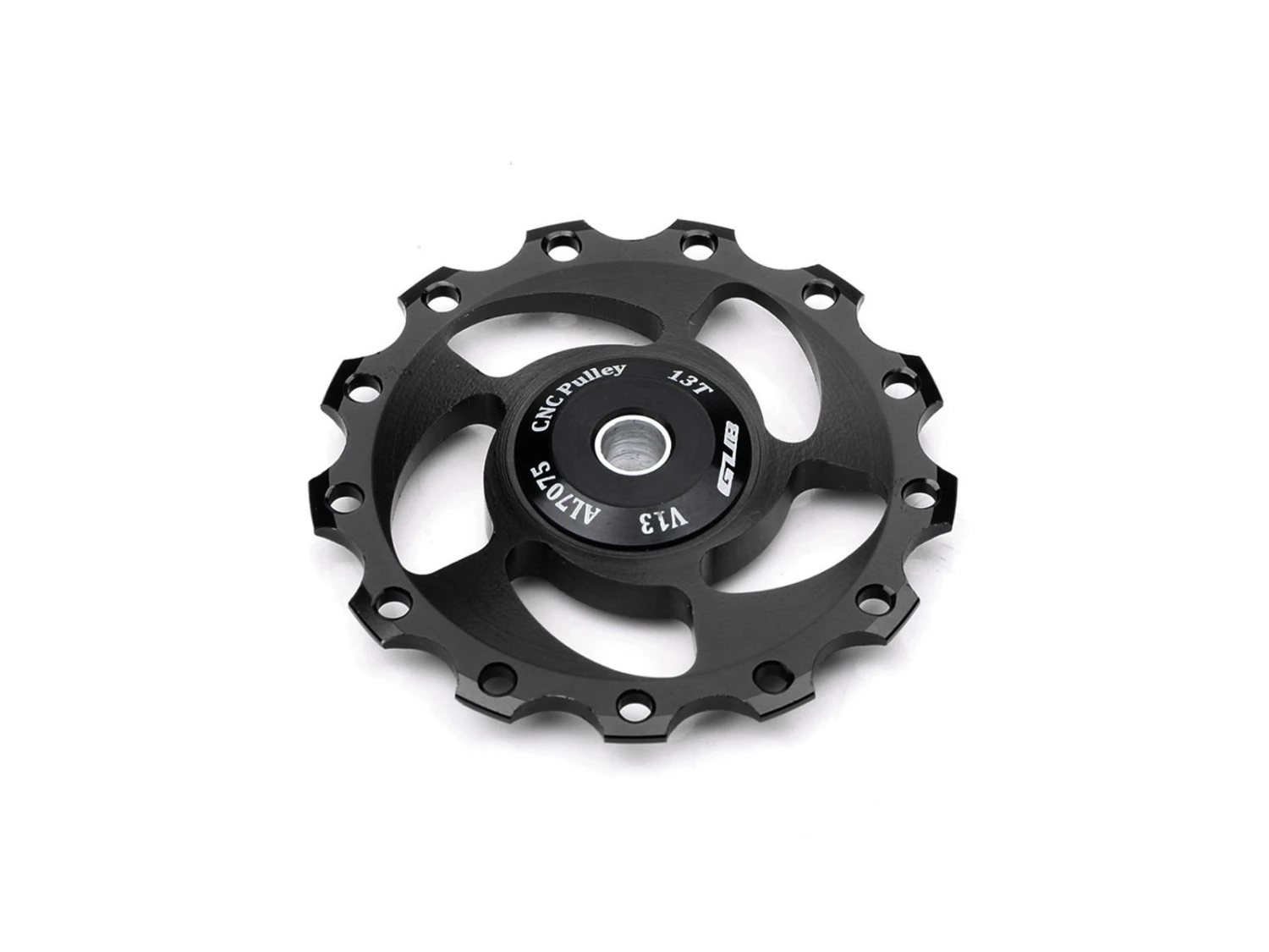 GUB - Remskivor - 13 Tänder - 1 St. - CNC Aluminium - Svart 3 GUB - Remskivor - 13 Tänder - 1 St. - CNC Aluminium - Svart