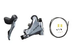 Shimano 105 STI Och Hydrauliskt Bromsreglage Small Höger Silver - ST-R7025R Och BR-R7070R