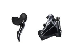 Shimano Dura Ace R9120 - Brytare Och Höger Bromsspak - Hydraulisk Bromsok Och Oljeslang