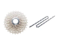 Shimano Ultegra Kassett Och Kedja - 10 Växlar Kassett 12-25 Tänder Och CN6701 Kedja