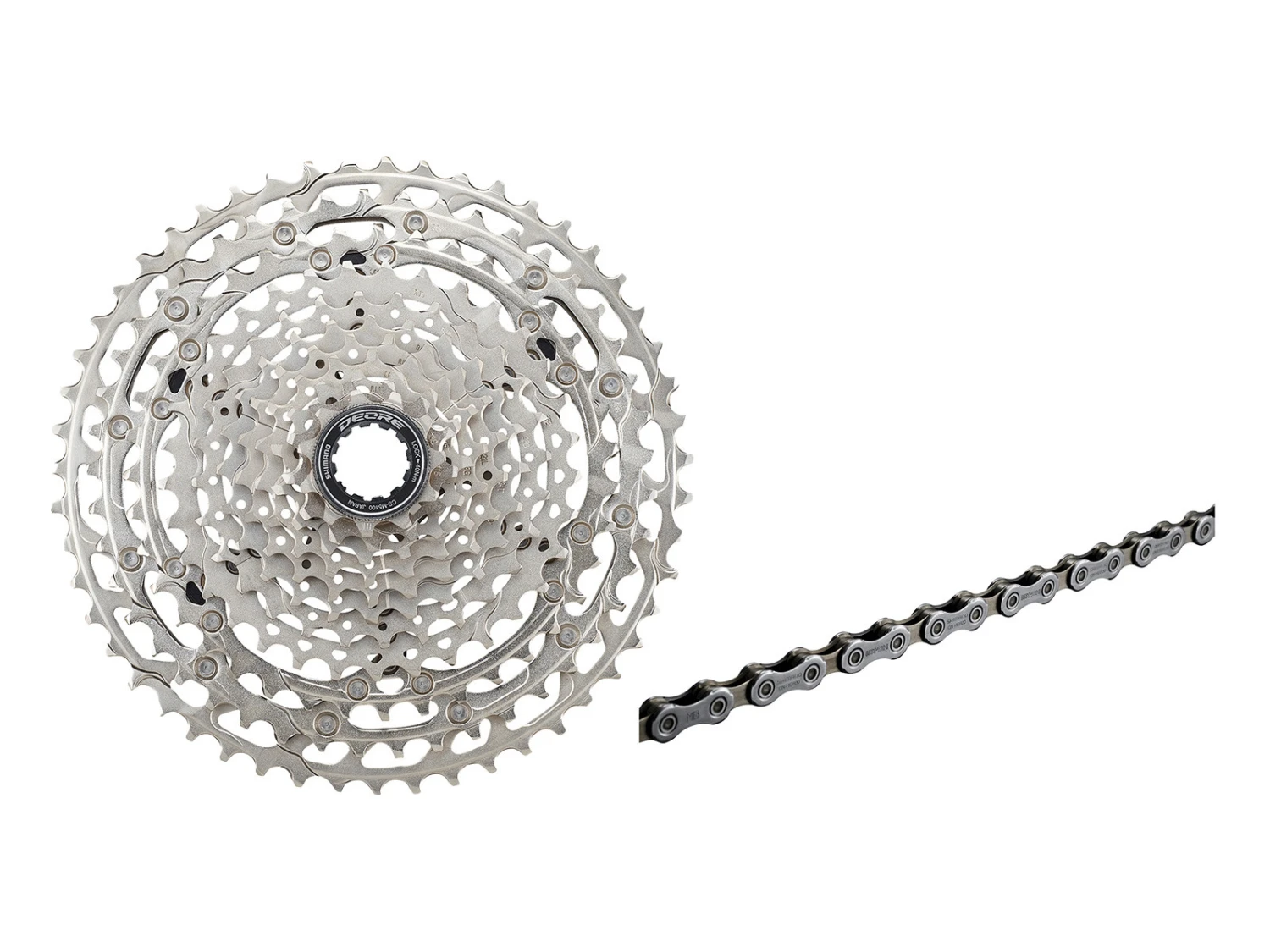 Shimano Deore Kassett Och Kedja - 11 Växlar Kassett 11-51 Tänder Och HG601 Kedja 3 Shimano Deore Kassett Och Kedja - 11 Växlar Kassett 11-51 Tänder Och HG601 Kedja