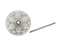 Shimano Deore Kassett Och Kedja - 12 Växlar Kassett 11-51 Tänder Och M6100 Kedja