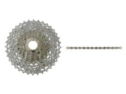 Shimano XT Kassett Och Kedja - 10 Växlar Kassett 11-36 Tänder Och HG95 Kedja