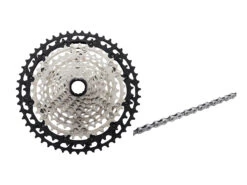 Shimano XT Kassett Och Kedja - 12 Växlar Kassett 10-51 Tänder Och M8100 Kedja