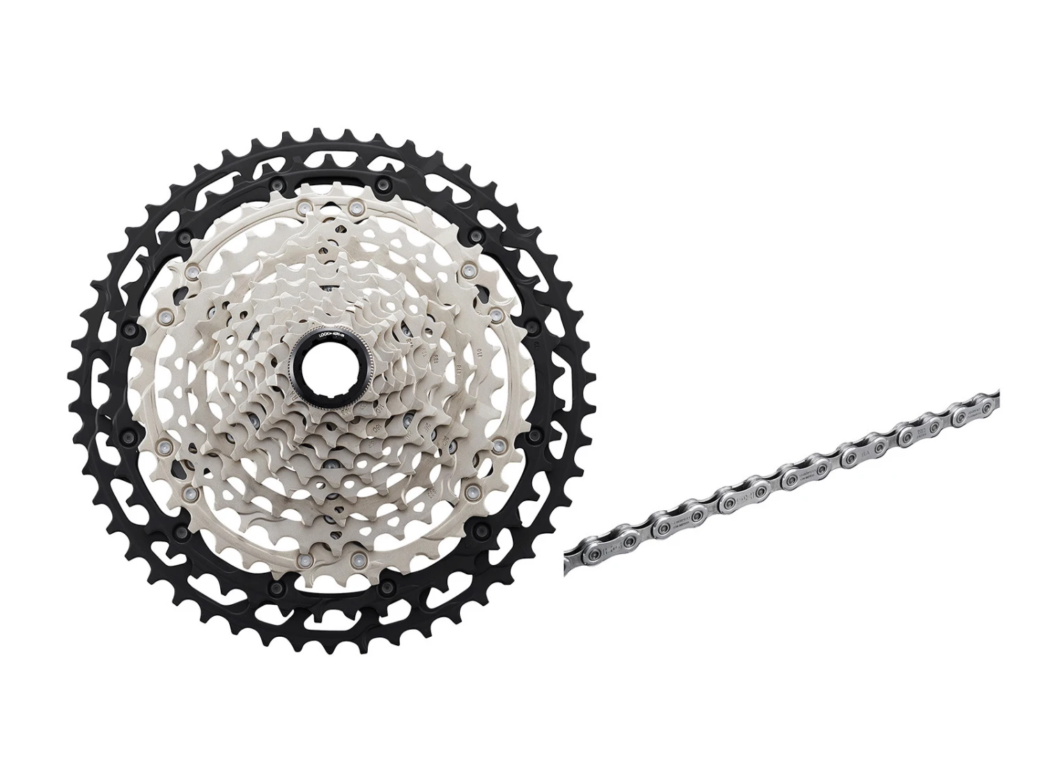 Shimano XT Kassett Och Kedja - 12 Växlar Kassett 10-51 Tänder Och M8100 Kedja 3 Shimano XT Kassett Och Kedja - 12 Växlar Kassett 10-51 Tänder Och M8100 Kedja