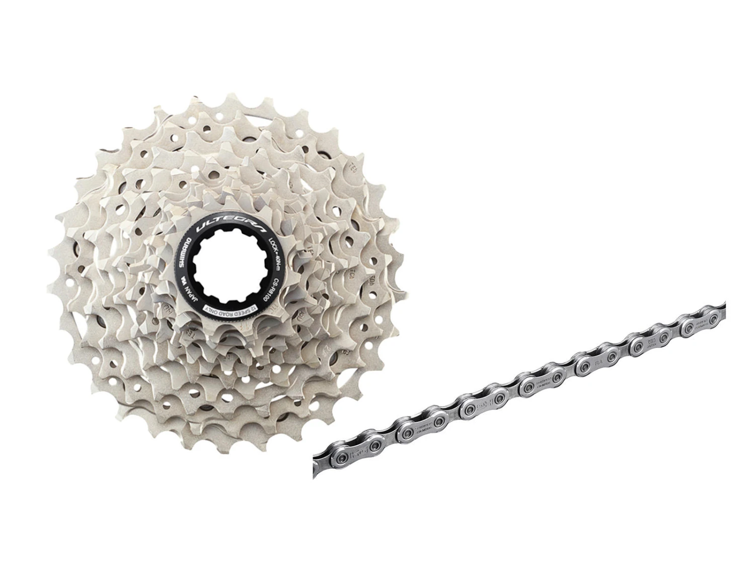 Shimano Ultegra Kassett Och Kedja - 12 Växlar Kassett 11-30 Tänder Och M8100 Kedja 3 Shimano Ultegra Kassett Och Kedja - 12 Växlar Kassett 11-30 Tänder Och M8100 Kedja