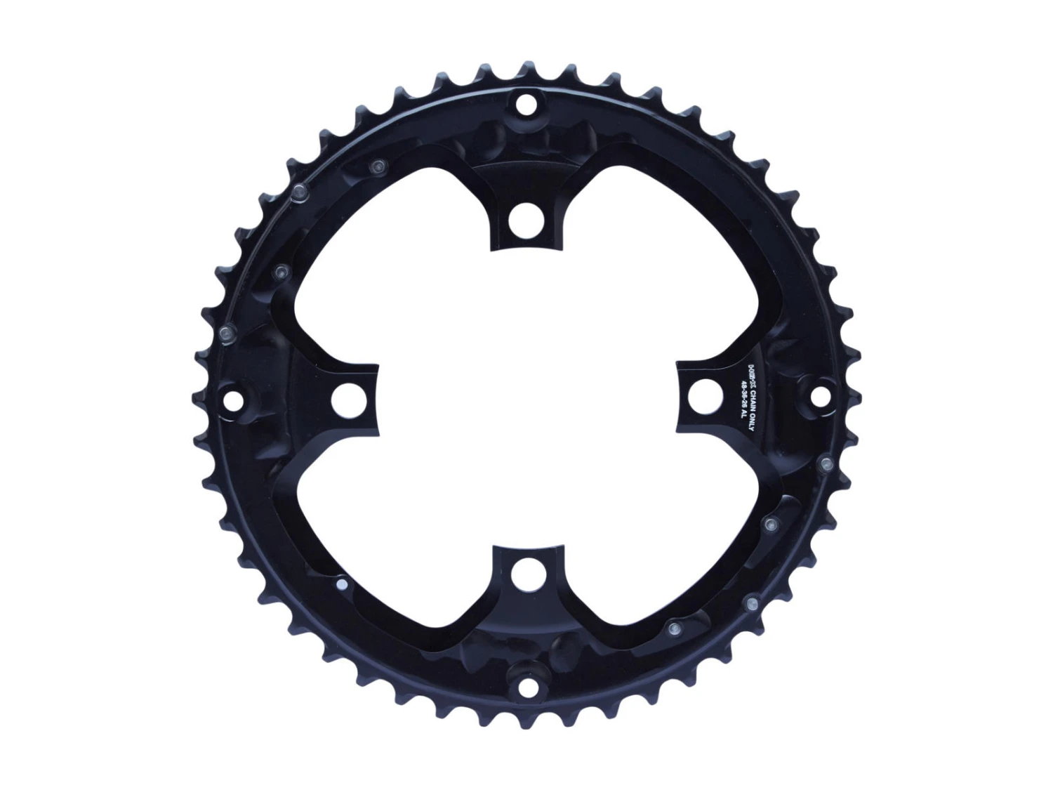 Shimano Deore - 48 Tands Blad MTB - BCD96 - FC-M6010 - Svart - För Kedjeskydd 3 Shimano Deore - 48 Tands Blad MTB - BCD96 - FC-M6010 - Svart - För Kedjeskydd